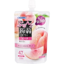 오리히로 곤약젤리 스탠딩 피치맛 130g