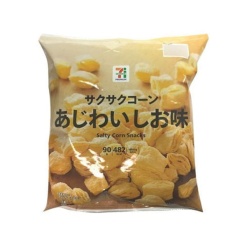세븐일레븐 바삭 바삭한 콘 과자 소금 맛 90g