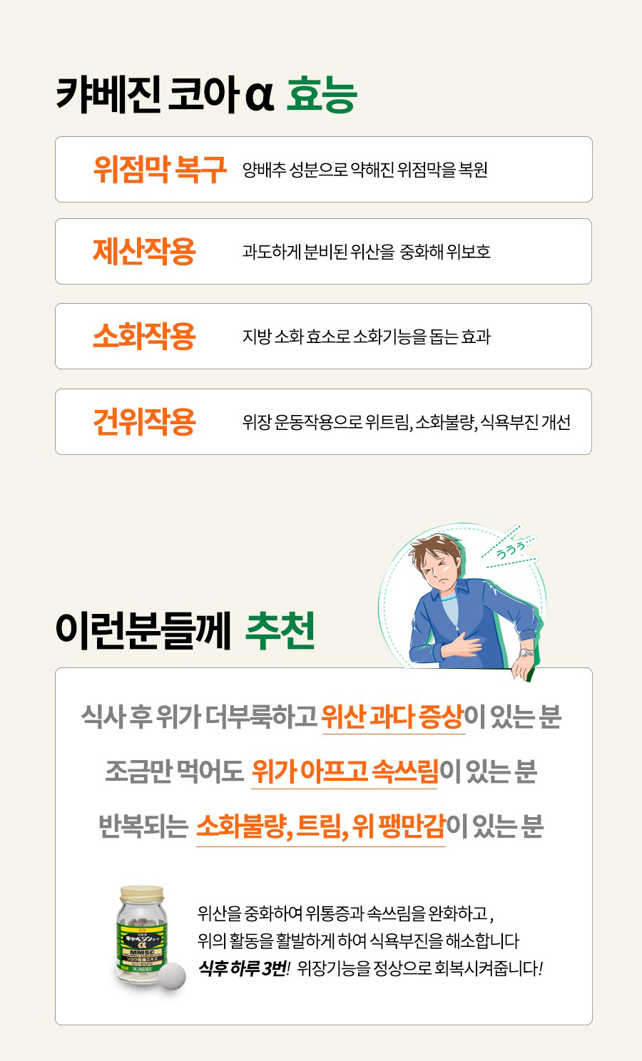 카베진 알파 300정 상세설명2