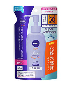 니베아 자외선 차단 슈퍼 워터 젤 펌프 리필용 선크림 SPF50 PA+++ 125g_여름기획
