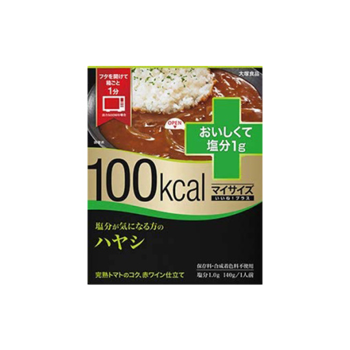 내 크기 플러스 염분이 걱정되는 사람의 하야시 140g