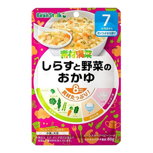 유키지루시빈스타크멸치와야채죽80g