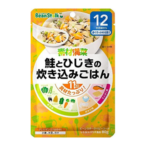 유키지루시빈스타크연어와녹미채의밥을지음밥80g