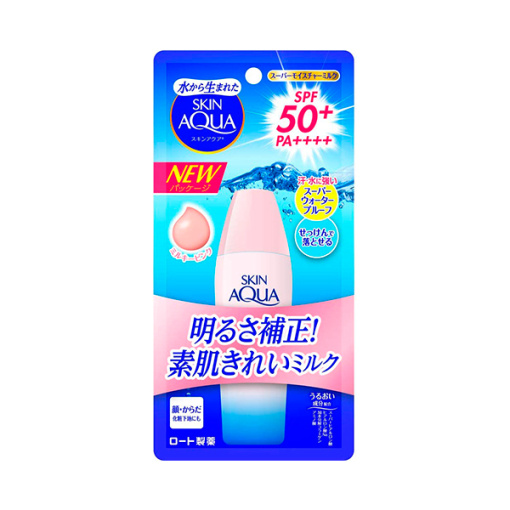 스킨 아쿠아 슈퍼 모이스처 밀크 핑크 40ml