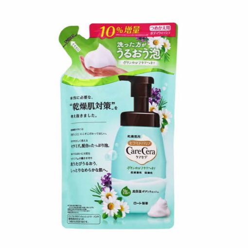 케어세라 거품의 고보습 바디 워시 식물원 꽃의 향기 리필 385ml