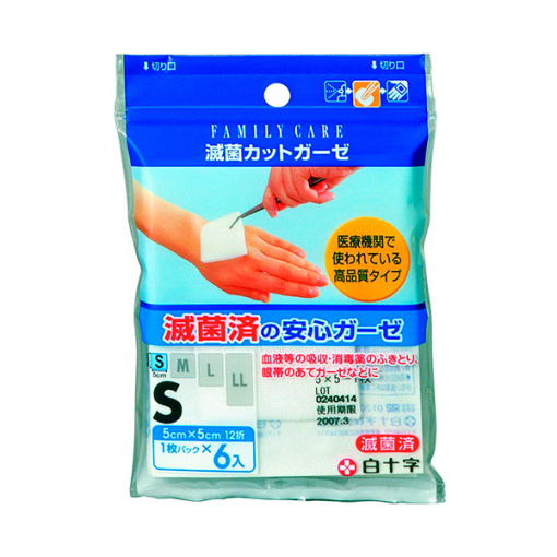 fc 멸균 컷 거즈 s6 장