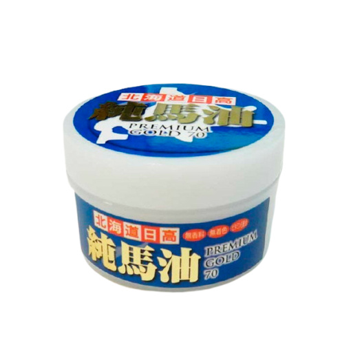 북해도 마유 100 크림 일본 말 기름 얼굴 바디 발 뒷꿈치 프리미엄 골드 70g