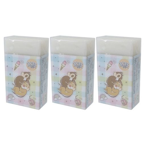 103 칩 데일 지우개 뿌찌빠레 체크 3개1세트