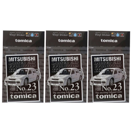 516 tomica 비닐 스티커 미쓰비시 랜서 gsr evolution3 3개1세트