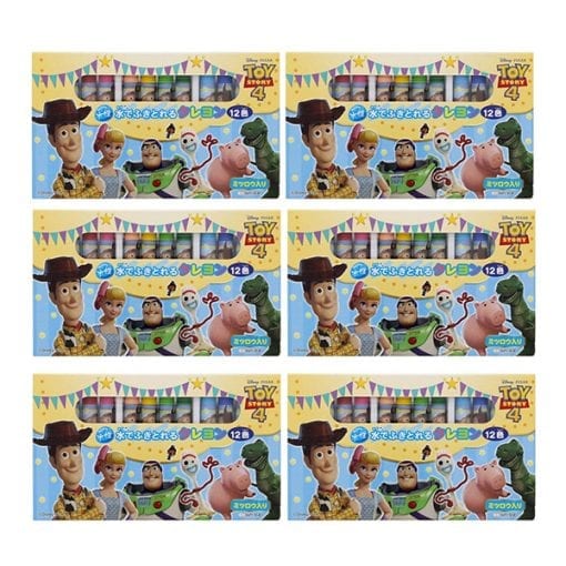 596 디즈니 토이스토리4 물로 닦아낼 수 있는 크레용 6개1세트jpg