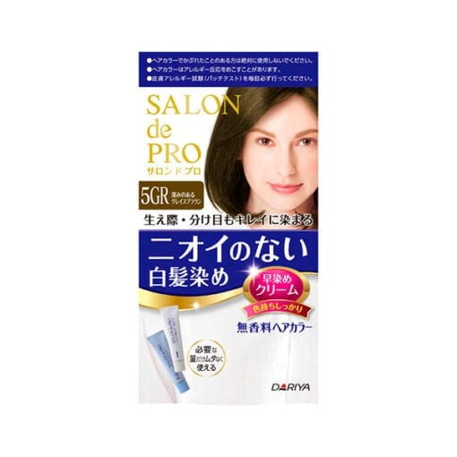 다리야 일본 살롱드프로 염색크림백발용 염색 크림 5gr깊이있는 그레이스 브라운