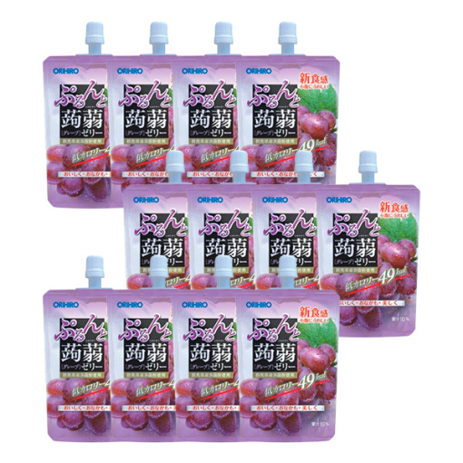 오리히로 곤약젤리 곤약 젤리 스탠딩 포도 130g