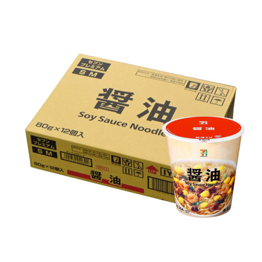 세븐 프리미엄 간장 국수 80g 1케이스 12개입