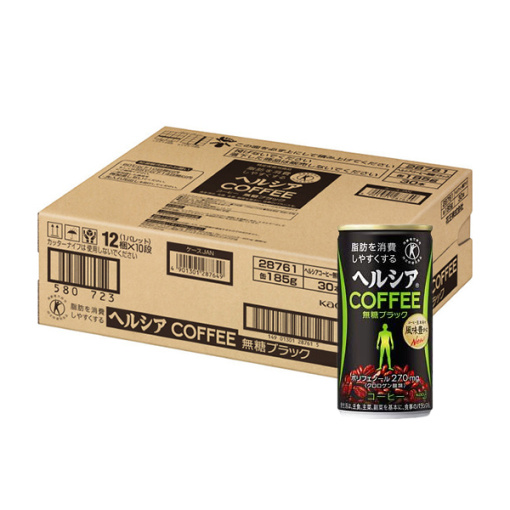 카오 헤르시아 커피 무당 블랙 185g 1케이스 30개입