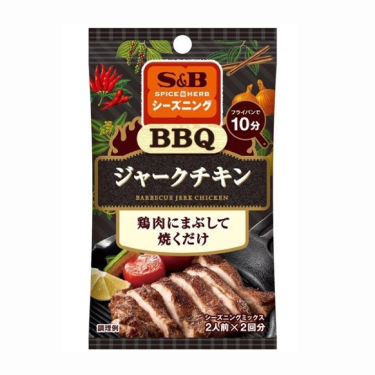 S&B 스파이스 앤 허브 시즈닝 BBQ 저크치킨 10g