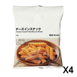 무인양품 치즈 인 스낵 37g  4  X 세트