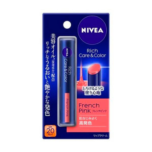 니베아 리치케어 & 컬러립 프렌치핑크 2.0g