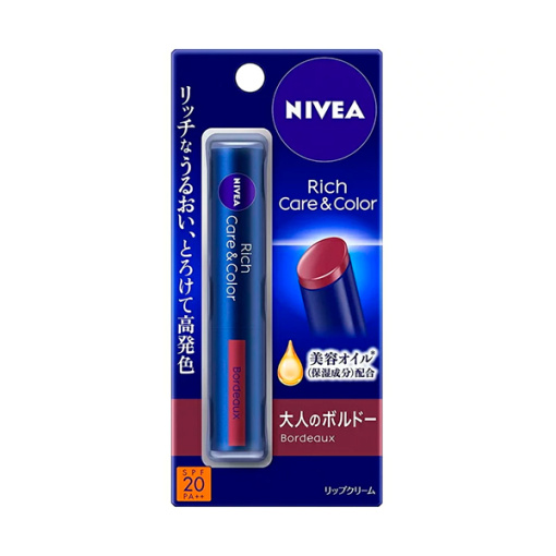 니베아 리치케어 & 컬러립 보르도 SPF20 / PA+2.0g