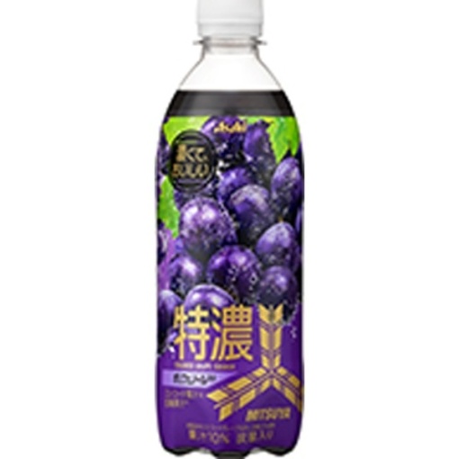 아사히 미츠야 진한 그레이프 스쿼시 PET 탄산음료 500ml