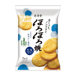 킨고도 제과 호로호로 일본소금 구운 센베이 7장 120g