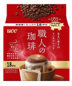 UCC 장인의 커피 원드립 커피 달콤한 향기의 리치 블렌드 18개입