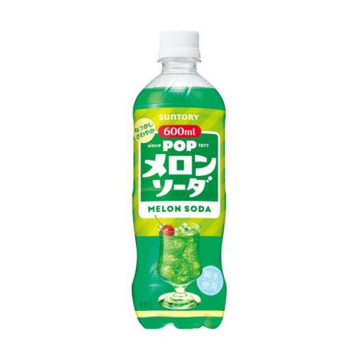 산토리 POP 메론소다 페트 탄산음료 600ml