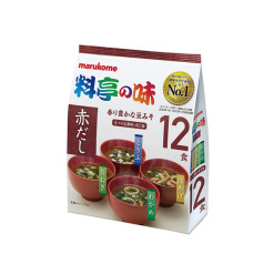 마루코메 요정의맛 미소시루 된장국 붉은된장 12식