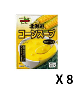 홋카이야마토 콘 스프 1개(3봉입) 49.5g x 8개 세트