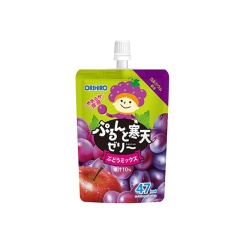오리히로 탱글탱글 곤약젤리/한천젤리 스탠딩 포도 믹스 130g