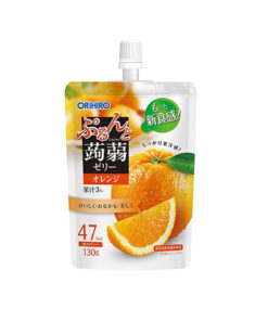 오리히로 탱글탱글 곤약젤리 스탠딩 오렌지 130g