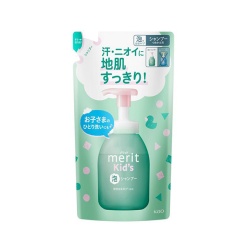 카오 메리트 키즈 거품으로 나오는 샴푸 리필용 270mL