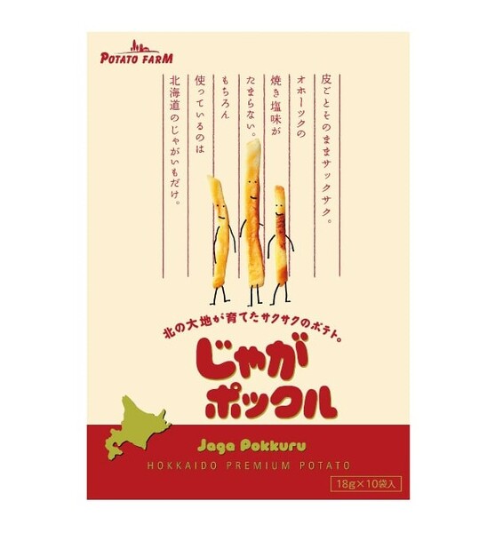 카루비 포테토팜 쟈가 포쿠루 1봉/18g x 10봉입