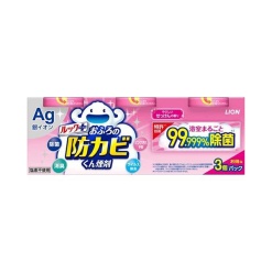 라이온 룩플러스 욕실 곰팡이 방지 훈연제 비누향 4g x 3개입