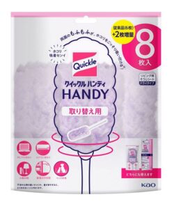 카오 퀵클 와이퍼 핸디 교체 시트 핑크 8매입