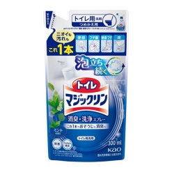 카오 화장실 매직클린 탈취 세정 스프레이 민트향 리필용 300ml