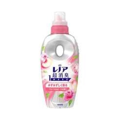 P&G 레노아 초탈취 1week 촉촉하고 향기로운 플로럴&피치향 본체 섬유유연제 490mL