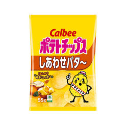 가루비 포테토칩 시아와세 버터 55g