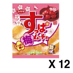 코이케야 슷빠무쵸 개운한 매실 소금맛 1봉(55g) x 12개