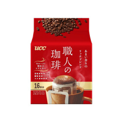 UCC 장인의 커피 원드립 커피 달콤한 향기의 리치 블렌드 16개입