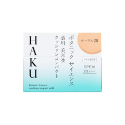 시세이도 HAKU 하쿠 보타닉 사이언스 약용 미용액 쿠션 콤팩트 오클 20 리필용 12g